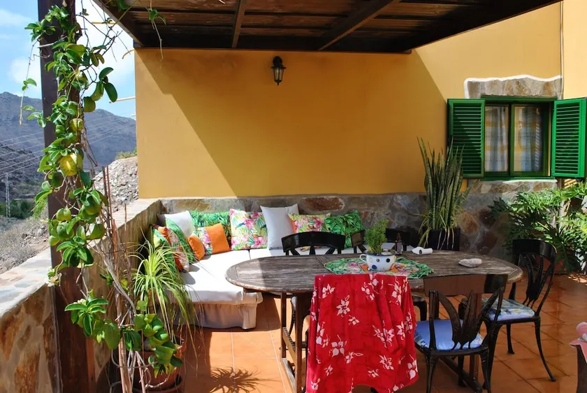 2 bedrooms house with furnished garden and wifi at Mogan 4 km away from the beach - Image 1