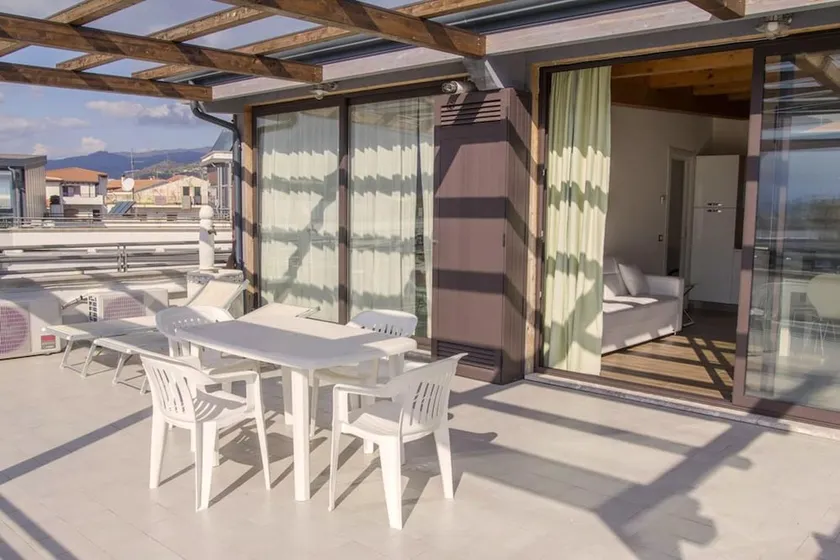 Apartment With one Bedroom in Giardini Naxos, With Wonderful sea View, Furnished Terrace and Wifi - 2 km From the Beach - Image 1