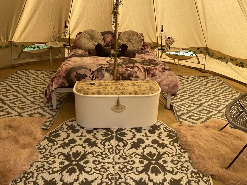 Bell Tent Glamping St Austell Cornwall - Image 1