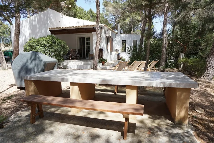2 bedrooms house at Platja de Migjorn 600 m away from the beach with furnished garden and wifi - Image 1