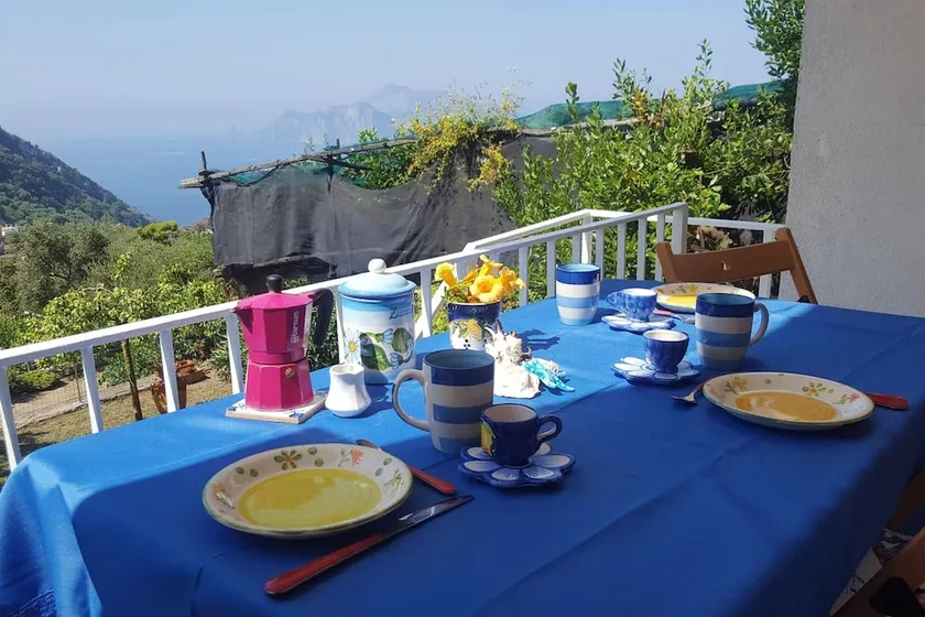 Apartment With 2 Bedrooms in Massa Lubrense, With Wonderful sea View, Enclosed Garden and Wifi - 3 km From the Beach - Image 1