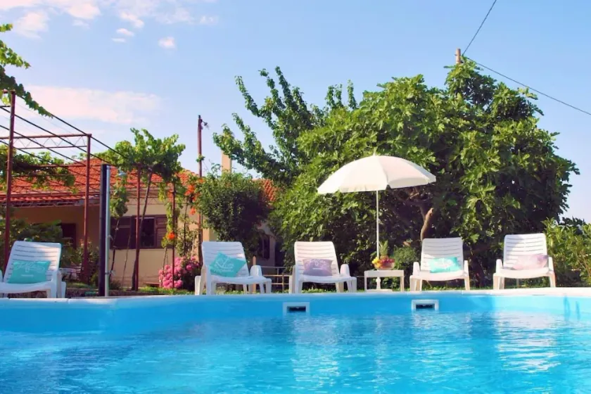 Sunflower house with a pool - Image 1