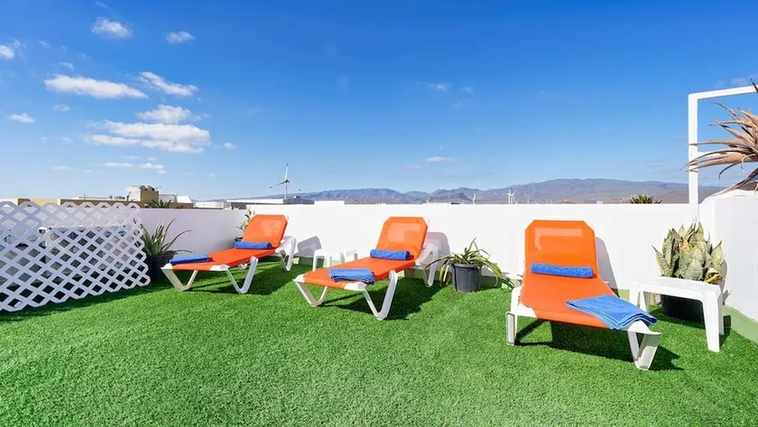 One bedroom appartement with city view and wifi at Arinaga - Image 1
