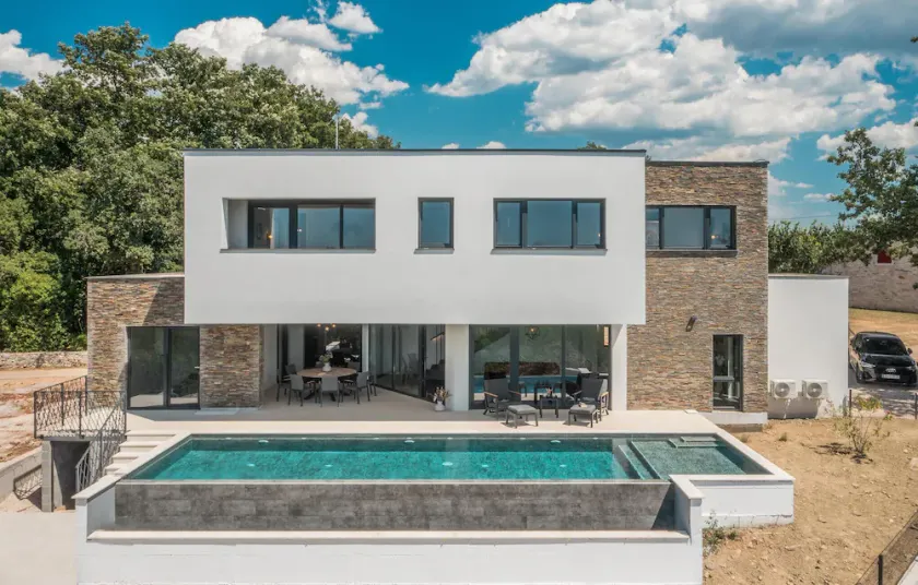 Beautiful Home in Buje With Outdoor Swimming Pool, Private Swimming Pool and Sauna - Image 1