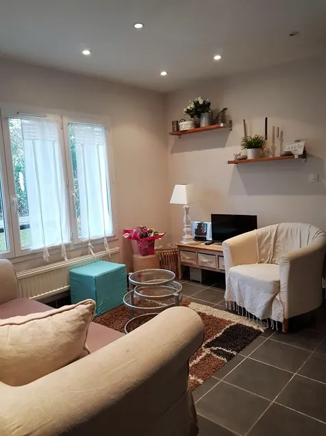 Maison de 2 chambres a Varaville a 400 m de la plage avec jardin clos et wifi - Image 1