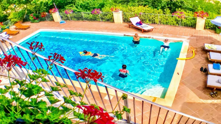 06 Spoleto Splash - Private Pool Veranda and Grounds 06 - Image 1
