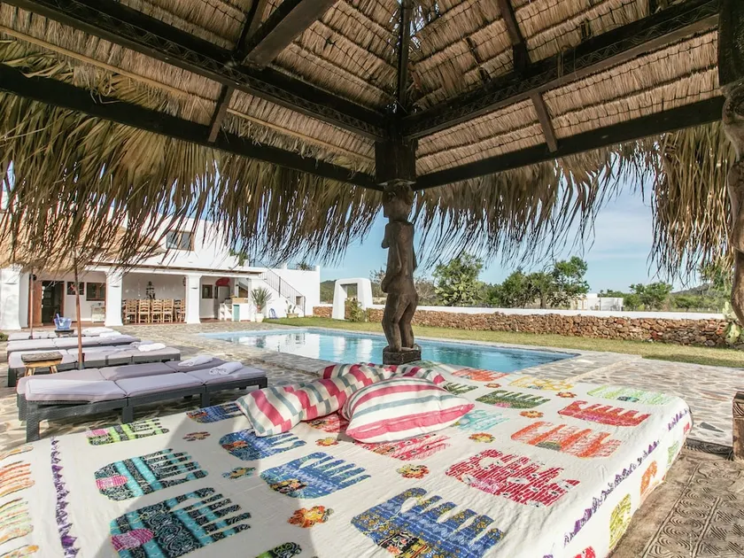 Posh Mansion on an Exclusive Island in Sant Carles de Peralta With Pool - Image 1