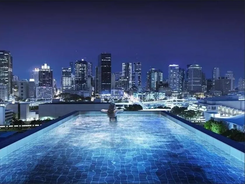 South Brisbane City View 2bed Apt+parking Qsb027-7 - Image 1