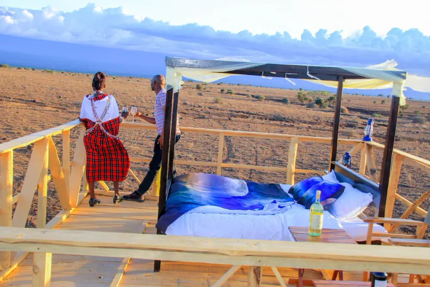 Amanya Moon Star Bed Amboseli National Park - Image 1