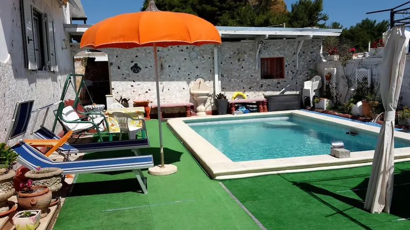 2 bedrooms house with shared pool garden and wifi at Porto Cesareo Lecce 1 km away from the beach - Image 1