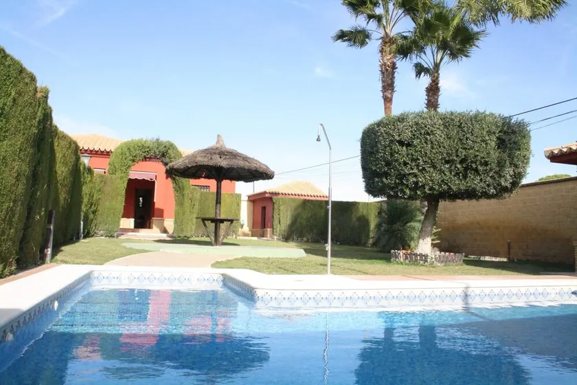 Villa With one Bedroom in Sanlúcar la Mayor, With Private Pool and Fur - Image 1