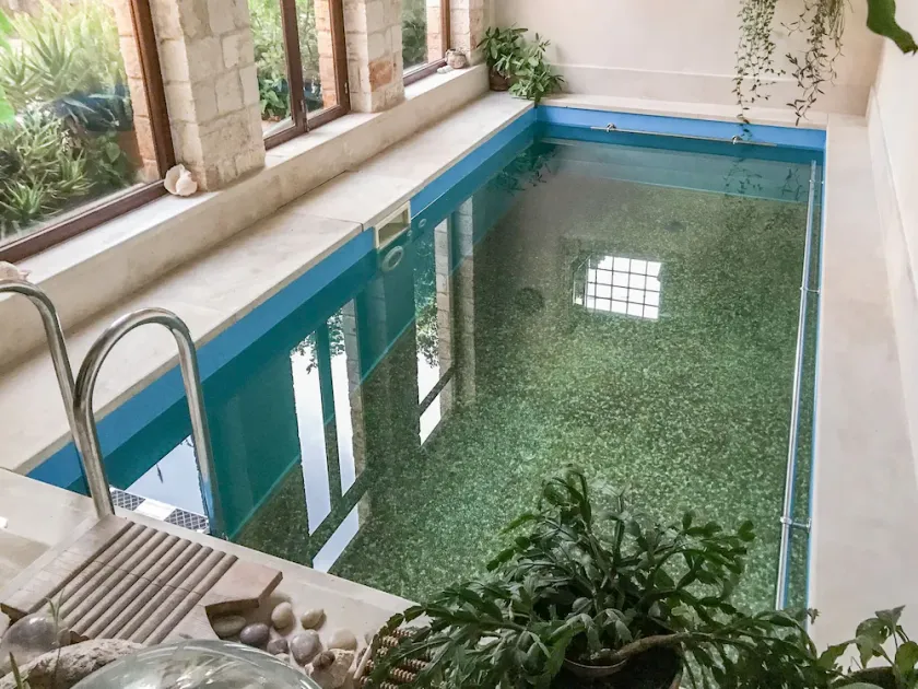 Serene Indoor Pool & Hamam Villa, near the Beach - Image 1