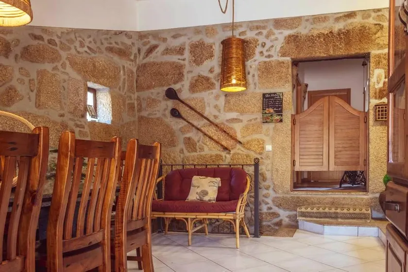2 bedrooms house with furnished terrace and wifi at Fornos de Algodres 2 km away from the beach - Image 1