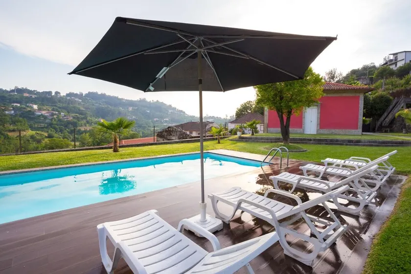 3 bedrooms villa with private pool enclosed garden and wifi at Sobradelo da Goma - Image 1