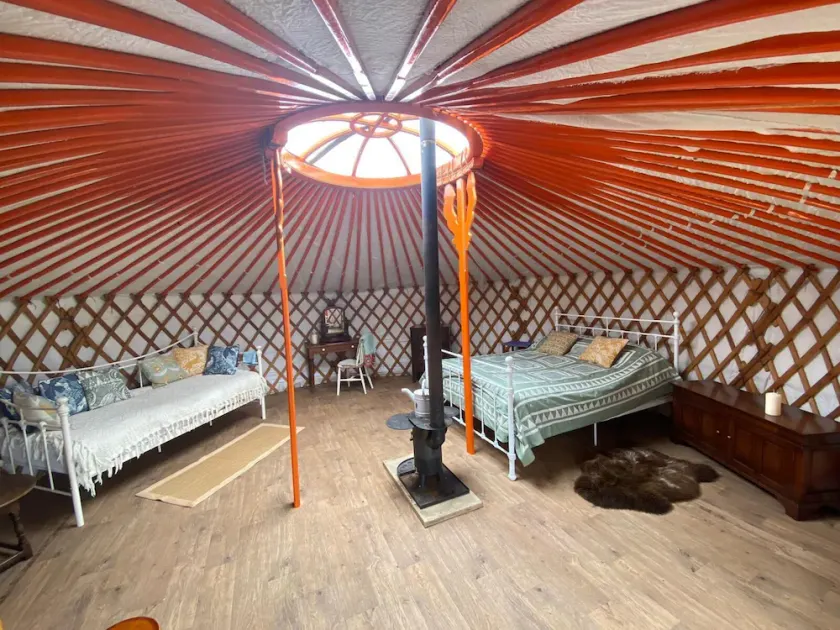 Beautiful Rural Yurt With Wood Fired hot tub - Image 1