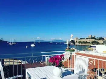 White and Blue Bodrum - Image 1