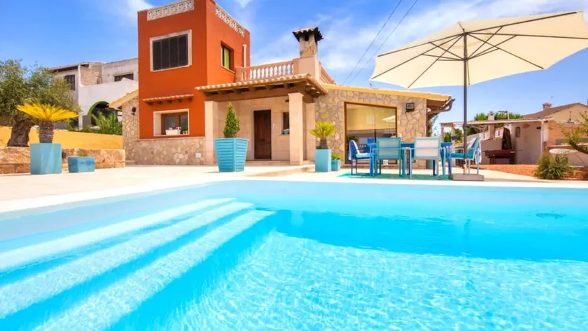 Villa with 3 bedrooms in Llucmajor with wonderful sea view private pool enclosed garden - Image 1