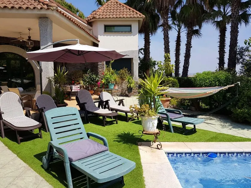 Villa With 5 Bedrooms in Santa Amalia, With Wonderful Mountain View, Private Pool, Enclosed Garden - Image 1