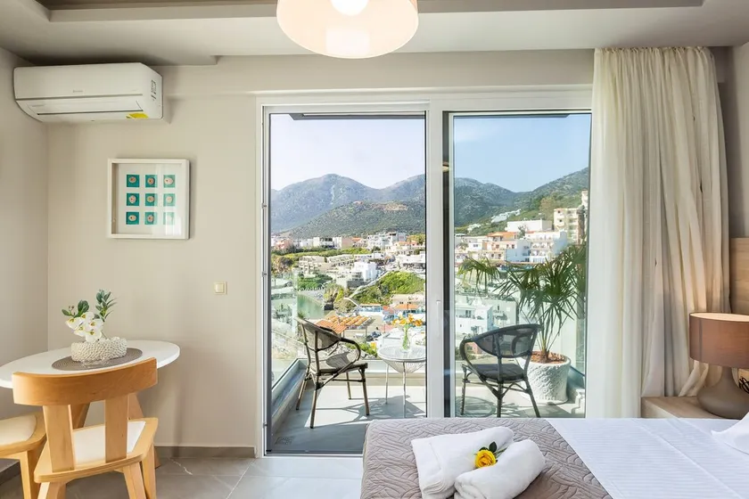 Double Studio With Sea and Mountain View in Akrogiali Luxury Aparthotel - Image 1