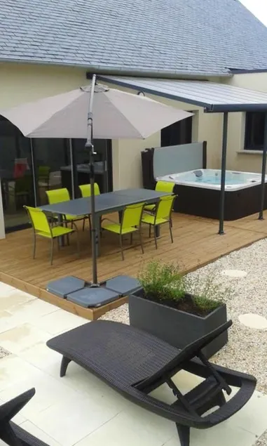 Maison de 3 chambres avec jacuzzy jardin amenage et wifi a Carantec a 1 km de la plage - Image 1