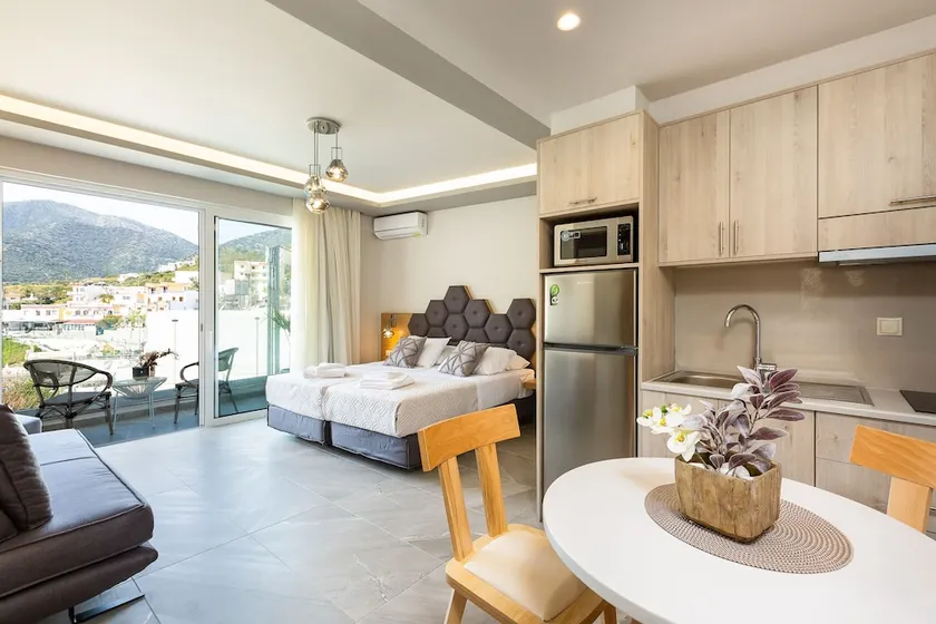 Triple Studio With Mountain View in Akrogiali Luxury Aparthotel - Image 1