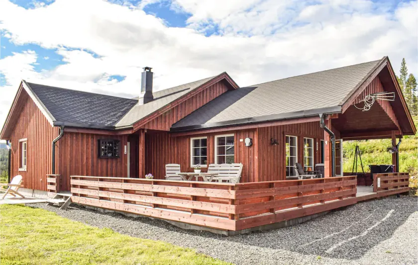 Beautiful Home in Flesberg With Wifi and 5 Bedrooms - Image 1
