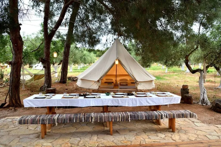 Glamping at a Lovely Tent in Skiaxtro- Marathopoli - Image 1