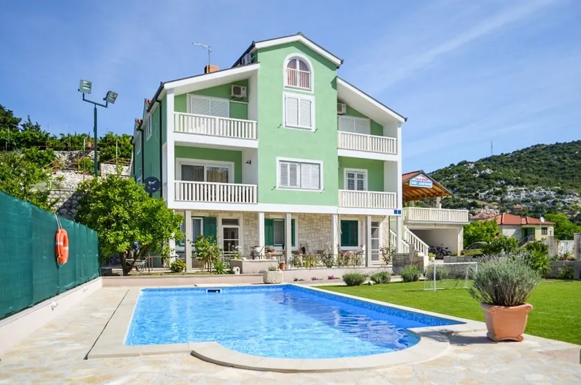 2 bedrooms appartement with sea view private pool and furnished balcony at Peracko Blato 4 km away f - Image 1