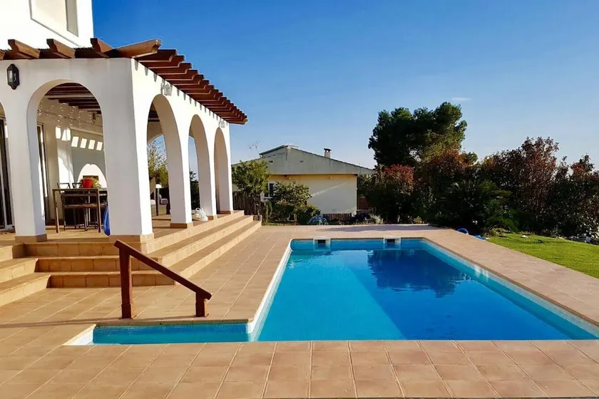 6 bedrooms villa with sea view private pool and jacuzzi at Olivella - Image 1