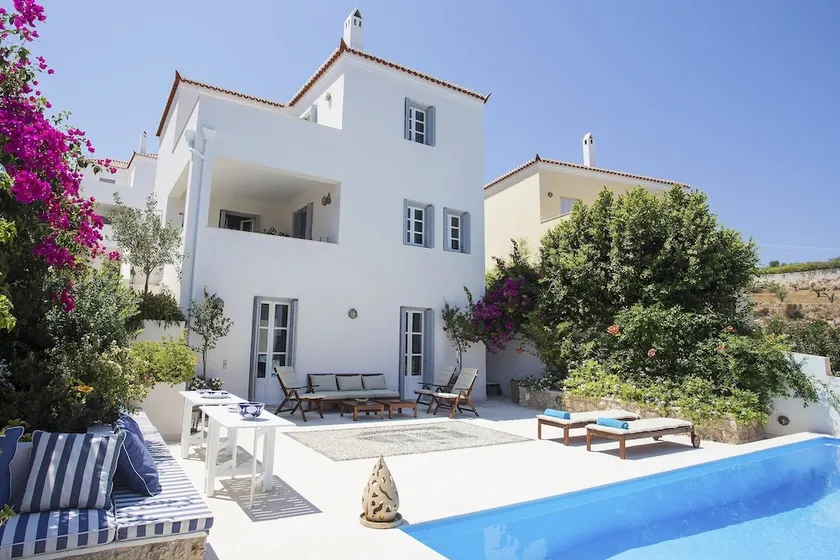 5 bedrooms villa at Spetses 900 m away from the beach with sea view private pool and enclosed garden - Image 1