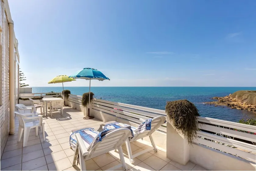 2 bedrooms appartement at Punta Braccetto 40 m away from the beach with sea view enclosed garden and - Image 1