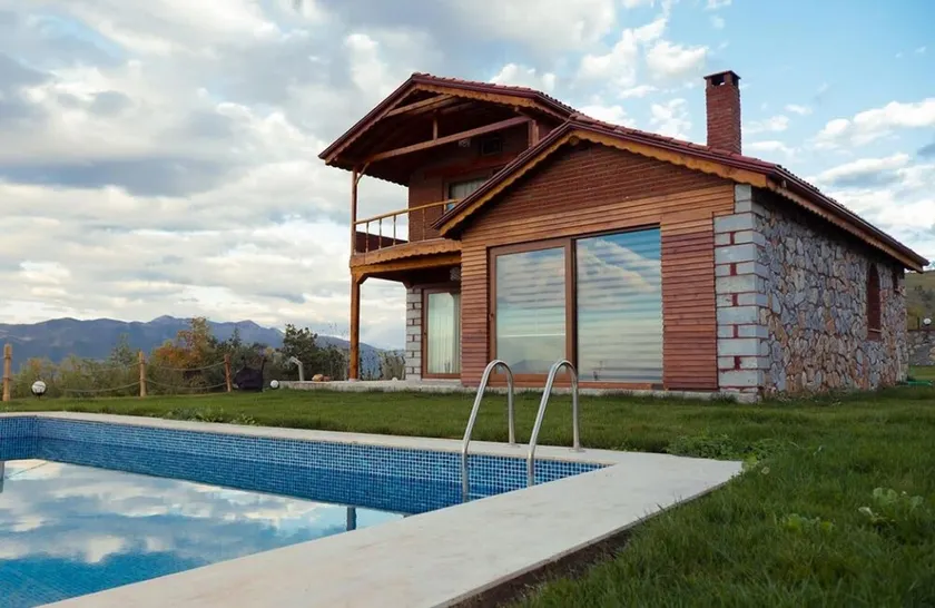 Charming Stone House With Private Pool and Nature View in Iznik Bursa - Image 1