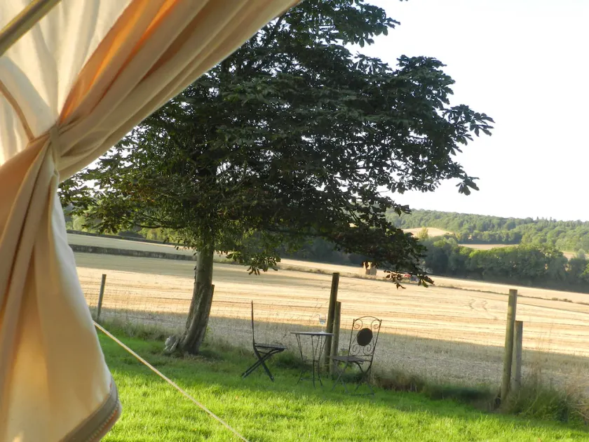 Cosy Glamping 4m Bell Tent in Rural Herefordshire - Image 1