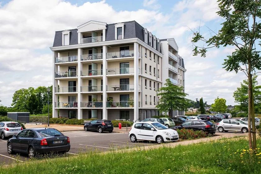 Appartement cessonnais avec terrasse et parking - Image 1