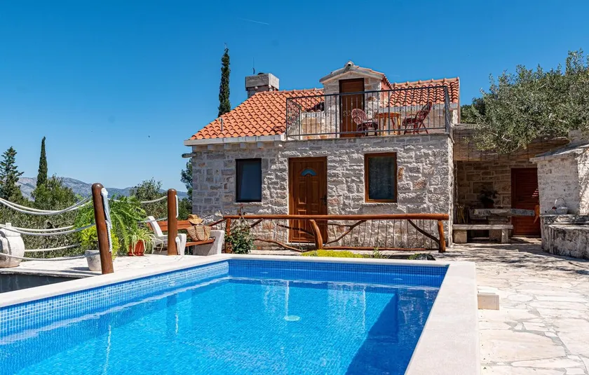 Stunning Home in Koricenica With 1 Bedrooms, Outdoor Swimming Pool and Wifi - Image 1