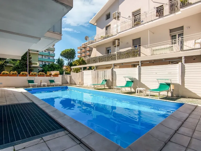 Modern Apartment on Rimini Adriatic Coast With Swimming Pool - Image 1