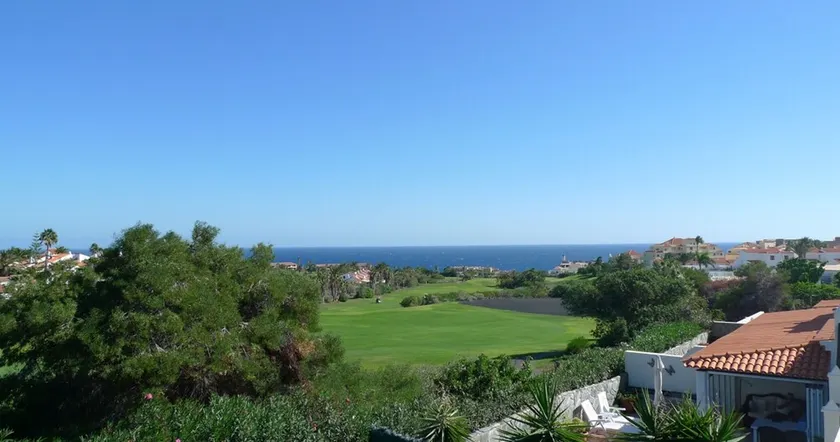5 Bed Villa with Free WiFi, 6 Seater Hot Tub & Spectacular Sea & Golf views. - Image 1