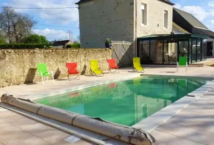Villa With 4 Bedrooms in Saint-germain-du-pert, With Shared Pool, Enclosed Garden and Wifi - 5 km From the Beach - Image 1