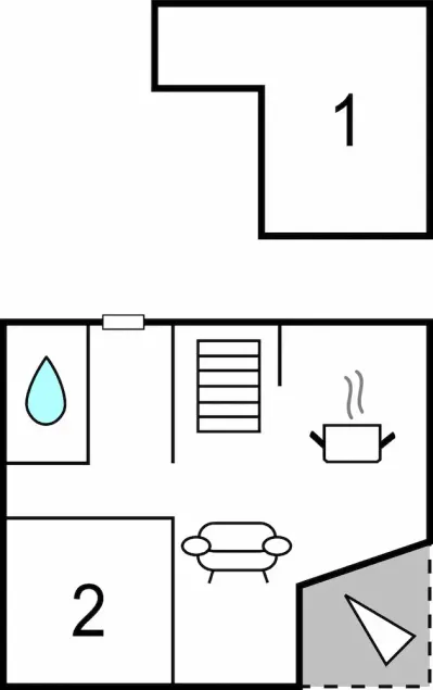 Amazing Apartment in Metkovic With Wifi and 2 Bedrooms - Image 1