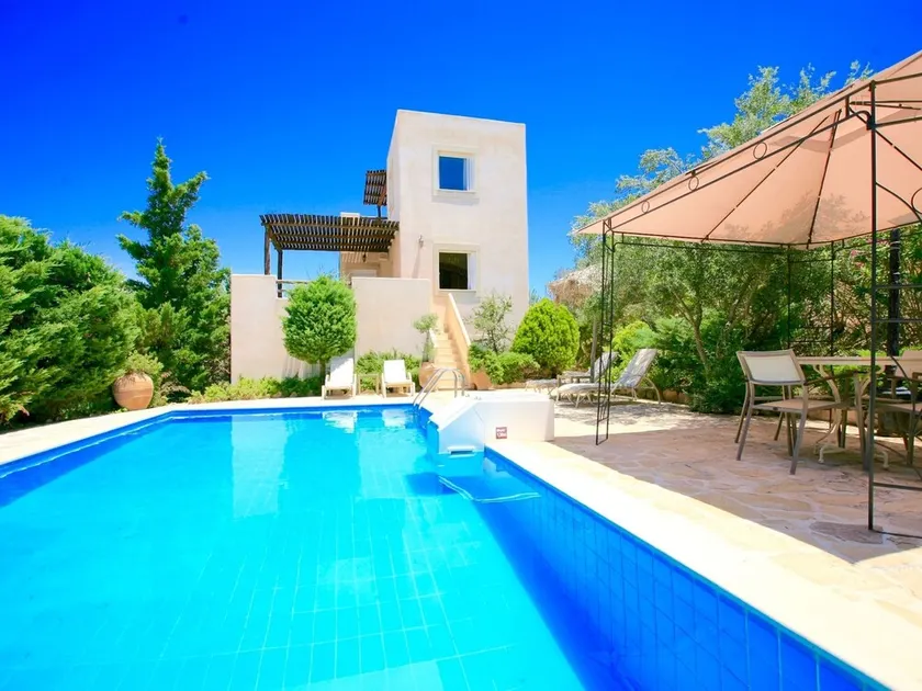 Villa With Private Pool and Beautiful sea View on Lybian Sea, SW Coast of Crete - Image 1