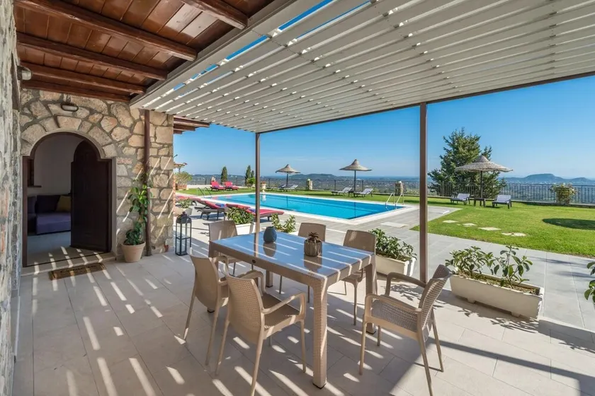 Agrikia Villa - Varvarigos Houses Superior Two Bedroom Apartment Ground Floor 1-6 Guests - Image 1