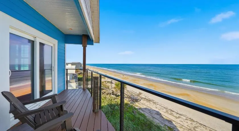 Oceanfront Pet Friendly Beach Home 4BR,4BA Balconies Private Beach Walkover - Image 1