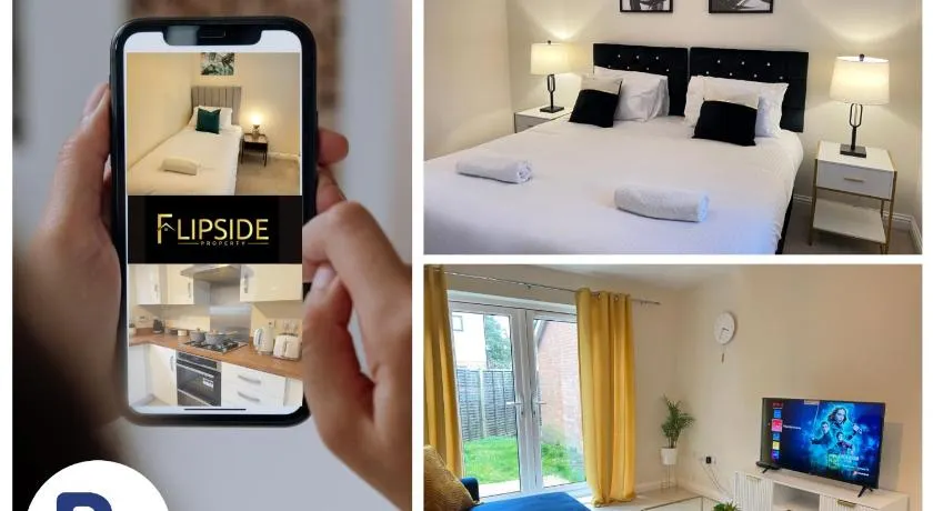 Three Bedroom Semi Detached House By Flipside Property Aylesbury Serviced Accommodation & Short Lets With Wifi & Parking - Image 1