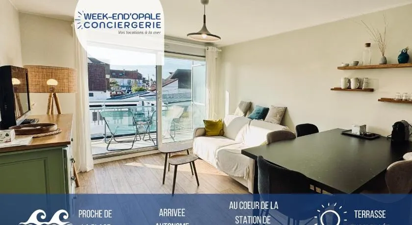 Appartement centre ville Stella-Plage terrasse sud-ouest - Image 1