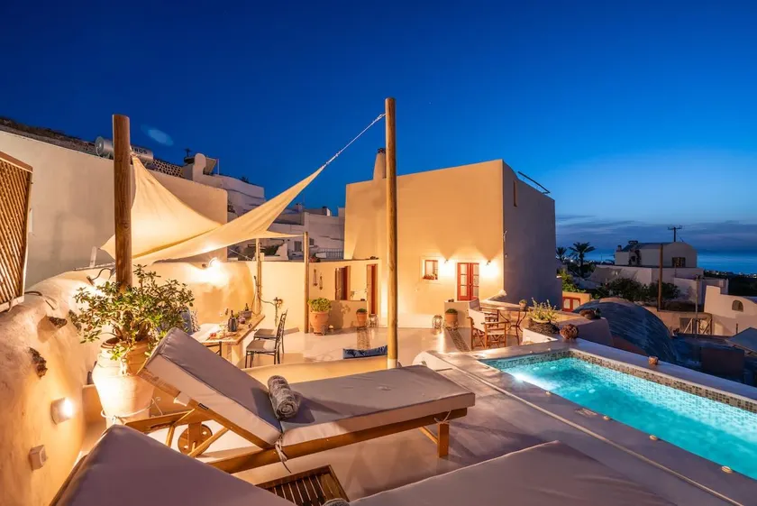 Casa Terra Vedema Oia - Privacy - Plunge Pool & Panoramic Sunset Terrace - Image 1
