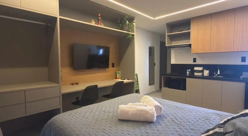 Lindo Studio com rooftop e piscina - Image 1