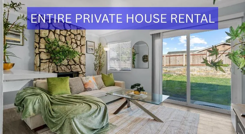 Entire Private Home with 5 Bedrooms, 3 Bathrooms, King Bed, Yard, Available Now - Image 1