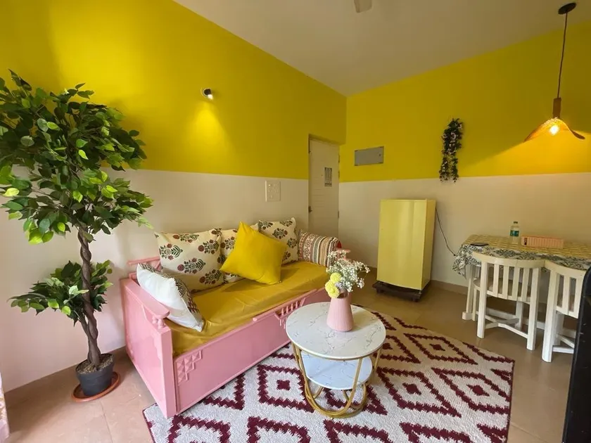 Radiant Retreat-Aesthetic 1BHK in Arpora - Image 1
