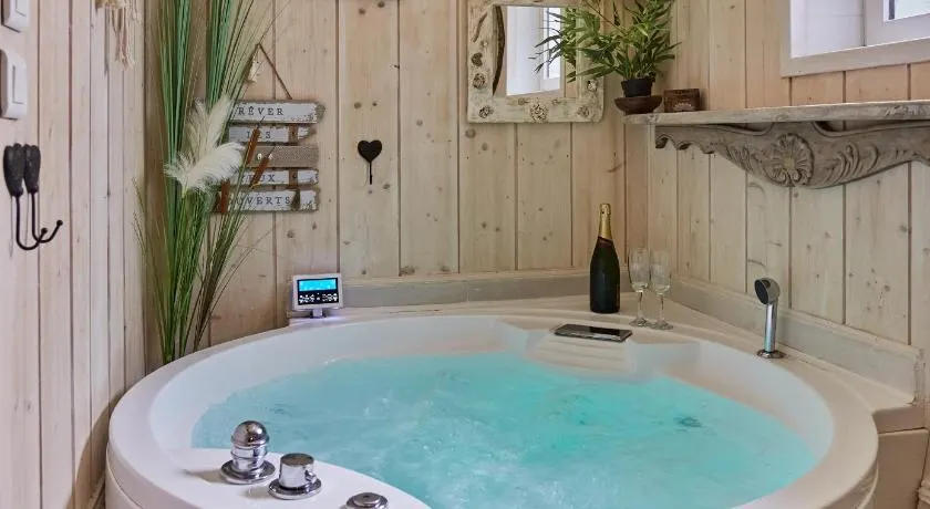 Appart Aix sauna jacuzzi balneo spa privatifs hyper centre historique cour intérieur - Image 1
