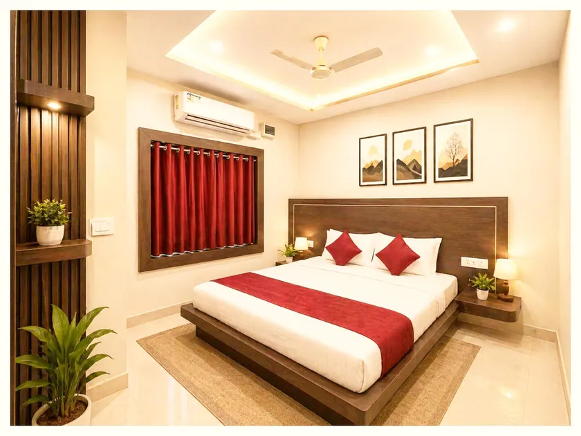Sea Beach Side Hotel Goroomgo Sea Queen Puri with Premium Room - Image 1